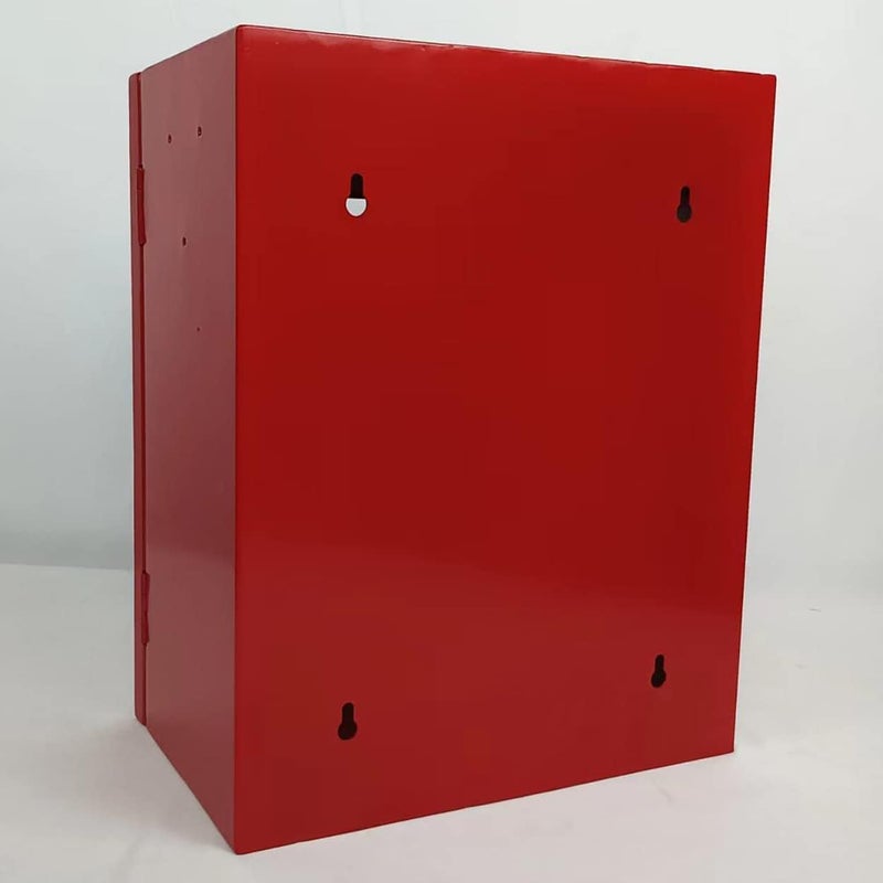 ISOP AED Defibrillator Storage Cabinet | Wall Mounted First Aid Box | Universal Cabinet for Emergency Equipment, Fire Ladder, Evacuation Set or Rescue Survival Kit | Emergency Escape Ladder Locker RED - Image 4